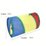 3-In-1 Cat Tunnel & Interactive Tunnel System With Folding Design - Heavy-Duty Cat Tree Tube With Multi-Color Options (Green, Blue, Yellow, Red, Purple, Black, White, Grey, Beige) - / Cat Toy For Hunting Instincts, Hide & Seek, Multi-Color Tunnel For - Image 2