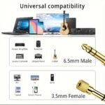 3.5Mm To 6.5Mm Jack Female To Male Audio Adapter Stereo Aux Converter Eid Al-Adha Mubarak - Image 6