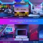 Nbbuff Led Lights For Bedroom, 91.44Cm-30.48Meter Smart App Control Music Sync Color Changing Strip Lights With Remote And Timing, For Room Home Party Decoration - Image 10