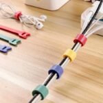 10/50Pcs Advanced Adjustable And Reusable Cable Management Strap, 10.92 Cm Multi Color And Mixed Color Optional Microfiber Tape With Hooks And Buckles, Effectively Organizing Cables And Wires - Image 6
