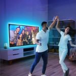 1 Set 4.98Meter For Tv Led Backlight 55.88-165.1 Cm, Smart Tv Led Lights Are Dimmable In 8 Colors, Dynamic Mode, Sensitive And Adjustable Tv Light Strip Is Suitable For Game Room, Tv Background Decoration Eid Al-Adha Mubarak - Image 6