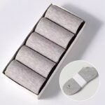 3 Pairs Of Men'S Athletic Socks, Odor-Resistant, Sweat-Wicking, And Breathable, With A Stylish, Minimalist Fit.Suitable For Home And Travel, The Best Value For Money., Travel Socks, Sports Socks, Minimalist Design, Stylish Socks, Durable Construction, Breathable Fabric, Thin Socks, Men'S Socks, Frequent Travelers, Office Workers - Image 5