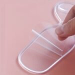 1Pair Gel 4D Anti-Abrasion Foot Artifact Heel Sticker Anti-Drop Heel Anti-Abrasion Foot Shoe Sticker, Shoe Size Is Changed To A Half-Size Insole, Length 5.51In/14Cm, Width 3.35In/8.51Cm - Image 4