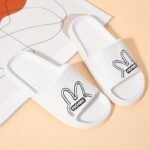Women'S Flat Cartoon House Slippers, Solid Color Quick Drying Non-Slip Slides, Open Toe Bathroom Shoes - Image 17