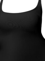 Plus Size Simple Shapewear Bodysuit, Women'S Plus Solid Tummy Control Butt Lifter Thigh Slimmer Full Body Shaper - Image 9