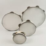 1Pc White Birch Wood Handheld Tambourine, Single Row Metal Jingles, Percussion Musical Instrument For Church, Ktv, Party, Game - No Case Included - Image 8