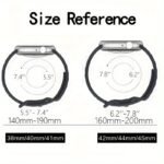 A Compatible Strap For The Iwatch, Available In Sizes 41Mm, 40Mm, 38Mm, 45Mm, 44Mm, 42Mm, And 49Mm For Both Men And Women. This Soft Silicone, Waterproof Sports Band Is Designed For Replacement And Fits Iwatch Ultra Se Series 8, 7, 6, 5, 4, 3, 2, And 1. - Image 2