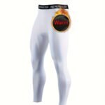 Men'S Thermal Pants, Tight Compression Fleeced Base Layer, Men Basketball Athletic Workout Running Tights Men'S Sports Leggings For Gym