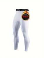 Men'S Thermal Pants, Tight Compression Fleeced Base Layer, Men Basketball Athletic Workout Running Tights Men'S Sports Leggings For Gym