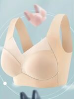 Solid Color Sexy No Steel Ring Women'S Underwear Comfortable Breathable Gathered Vest Bra Underwear - Image 8