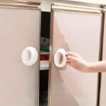 1Pc Modern Toilet Lid Lifter With Ergonomic Lever Mechanism - Space-Saving Hygienic Lift System For Doors, Windows, Cupboards, Refrigerators - Toilet Seat Raiser, Easy Installation (No Drilling Required) - Compatible With Modern Bathrooms & Multi-Room Use - Compact & Durable Design - Smooth Operation & Long-Lasting - Multi-Purpose Use For Doors, Windows, Cabinets & Fridges, Toilet Cover Lifter, Cute Toilet Lid Lifter Handle, Toilet Lid Puller, Toilet Seat Lid, - Image 13