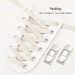 1 Pair No-Tie Shoe Laces, Diamond Cross Locks, Elastic Acetate Sneaker Laces, Easy Access Lazy Shoelaces For Casual Shoes - Image 10