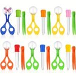 3Pcs Fine Motor Skills Toy Set: Insect Scissor Clip, Tweezers, And Rubber-Tipped Pipette Insect Catcher, Science Sensory Learning Tool For Outdoor Exploration
