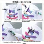 1 Pair Of Adjustable Elastic Colored Laces, Loafers For Adults, The Elderly, The Comfort Level Can Be Freely Adjusted - Image 16