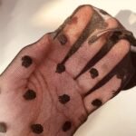 Single Pair Women'S Black & White Polka Dot Sheer Ankle Socks - Breathable Stretchy Comfort For Casual & Formal Outfits, Cute Socks, Outfit Enhancer, Stretchy Fabric - Image 4