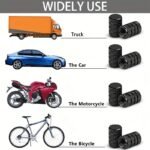 4Pcs Noelen Gad Tire Valve Caps - Black Aluminum Alloy, Corrosion-Resistant, Universal Fit For Cars, Trucks, Motorcycles, Suvs & Bicycles, Durable & Stylish Design, Vehicle Maintenance, Sleek Appearance, Corrosionresistant Material, Suv Drivers, Automotive Accessories, Vehicle Protection, Highquality Cap, Precision Engineering, Auto Accessory, Auto Enthusiasts, For Hyundai, Truck Owners - Image 4