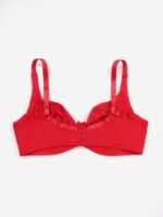 Floral Lingerie Elegant Plus-Size Women'S White Lace Bra - Sexy Floral Cut-Out Design, Ultra-Thin Breathable Fabric With Underwire Support, Hand Washable - Image 10