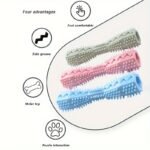 Striped Durable Dog Chew Stick - All-Breed Dental Health Toothbrush Toy For Teeth Cleaning & Massage - Image 10