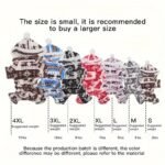 1Pc Pet Christmas Reindeer Graphic Pajamas Hooded Jumpsuit For Puppy, Toy And Small Dog For Stocking Stuffers - Image 4