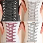 1 Pair No Tie Shoe Laces Colorful Buckle Shoelaces Light Colorful Fashion Without Ties Elastic Laces For Casual Shoes And Sports Shoes - Image 10