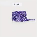 1 Pair Fashion Pattern Print Shoelace For Canvas Shoes Sneakers, Men & Women - Image 13