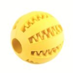 1Pc Dog Ball Toys For Small Dogs Interactive Elasticity Puppy Chew Toy Tooth Cleaning Rubber Food Ball Toy Pet Stuff Accessories, Large Interactive Dog Ball, Dog Play Equipment, Vibrating Ball For Dogs, Pet Balls, Jolly Ball For Dogs, Interactive Balls For Dogs, Durable Ball For Dogs, Treat Ball For Dogs, Playful Design, Textured Surface, Chewresistant Material, Petsafe Material, Treat Dispensing Ball, Pet Owners, Puppy Parents - Image 9