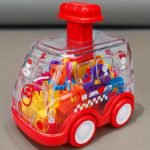 Interactive Transparent Gear Toy Car With Moving Parts - Push-Forward & Press-Play Mechanism, Durable Plastic Construction, Color-Changing Gears, Educational Learning For Boys & Girls, Educational Toy | Interactive Design | Color Changing Gears - Image 13
