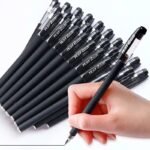 6Pcs Black Gel Pens: The Perfect Office And School Writing Tool! - Image 4