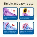 32 Patterns 4 Cards, Projection Flashlight Puzzle Toys, Animal Dinosaur Vehicle Space For Fun Cognition Bedtime Education For Winter - Image 11