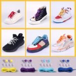 1 Pair Of Stretchy Spandex Elastic Shoelaces For Sneakers - No-Tie, Fit, 100Cm Long, Durable & Comfortable, Ideal For Sports Shoes With Pink Accents - Image 14