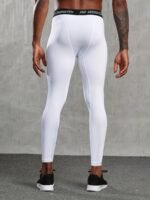 Men'S Thermal Pants, Tight Compression Fleeced Base Layer, Men Basketball Athletic Workout Running Tights Men'S Sports Leggings For Gym - Image 9