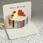 3D Pop-Up Birthday Cake Greeting Card With Candles - Personalized "Happy Birthday" Message, Colorful Multi-Layer Design For Women, Men, Children, And Family, Includes Envelope, Festive Occasion Card|Playful Design|Durable Cardstock, Birthday Party Supplies - Image 8