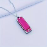 1Pc Mini Harmonica Necklace, 4-Hole 8-Note, Playable Melody, Multi-Color Options, Metal Polished Finish, Beginner Instrument, Ideal Christmas & Spring Festival Gift, No Bag Included - Image 15