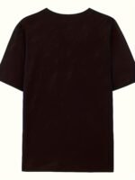 Facial Graphic Sports T-Shirt, Round Neck Short Sleeves Workout Top, Women'S Activewear - Image 7