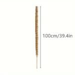 1Pc Diy Shape Plant Climbing Pole, Bendable Coconut Brown Stick, Plant Climbing Rattan Column Gardening Plant Support Rack Artificial Coconut Brown Stick - Image 14