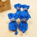 4Pcs/Set Dog Paw Protector, Thickened Warm Dog Boots, Anti-Skid Dogshoes Snow Boots With Elastic Buckle - Image 5