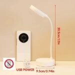 Led Eye Protection Desk Lamp With Usb Power Supply, Dimmable 3-Mode Switching Between Cool And Warm White Light - Image 5