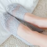 5 Pairs Women'S Lace Trim No-Show Ankle Socks - Floral & Solid Color Options, Breathable Fabric, Low-Cut Invisible Socks For Casual & Formal Wear, Cute Socks, Formal Footwear, Elegant Footwear, Durable Socks - Image 6