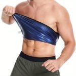 Men'S Sports Performance Belt - Black & Silver, Stretchy Polyester, Machine Washable, Ideal For Fitness Training & Sauna Use, Gym Belt|Stretchy Fabric|Durable Belt, Gym Belt - Image 3