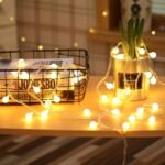 1Pc Globe String Light, 10/20/30/40/80 Led Fairy Light, Usb Power, Universal Lamp, For Indoor And Party Wedding Tree Bedroom Ramadan Valentine'S Day Decoration - Image 2
