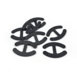 4Pcs Invisible Bra Strap Clips - Adjustable, Non-Slip Buckles For Seamless Lingerie Look - Available In Transparent, White, Yellow, Black - Image 11