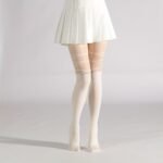 Criss Cross Pattern Pantyhose, High Waist Slim Footed Pantyhose, Women'S Stockings & Hosiery - Image 11