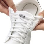 Elastic No Tie Shoelaces Semicircle Shoe Laces And Adult Sneakers Shoelace Quick Lazy Metal Lock Strings Rope