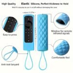 Glow-In-The-Dark Silicone Case Cover For Alexa Voice Remote For Fire Tv Stick 4K - Protect Your Remote And Enhance Your Gaming Experience Compatible With 4K+, Lite, Cube, Lanyard For Easy Access - Image 2