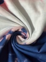 Women'S Plus Size Tie-Dye Graphic T-Shirt - "Nope Not Today" Bold Letter Print, Navy Blue & Pink Casual Short Sleeve Round Neck Tee, Machine Washable, Ladies T Shirts, Everyday Clothing, Relaxed Fit Top, Soft Fabric Shirt - Image 5