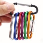 10Pcs Portable Outdoor Hanging Buckles And Alloy Keychains - Perfect For Carrying! - Image 2