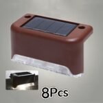 4/6/8-Pack Solar-Powered Led Step Lights Outdoor, Ip65, Auto On/Off Sensor, Solar Panel Charging, Warm White Led Bulbs, For Garden, Patio, Pathway, Wedding, Pathway Lighting - Energy-Efficient Landscape Lighting, Solar Powered Outdoor Lights, Garden Decor, Contemporary Design, Durable Construction, Sensoractivated Light, Event Planners - Image 23
