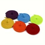 A Set Of Two 100Cm Long Colorful Elastic Shoelaces With Two Metal Capsule Clips Included. - Image 14