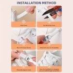 Cosylee Magnetic No-Tie Elastic Shoelaces - 1 Pair, Fashionable & Easy For Sneakers And Boots, Lazy, Suitable For Sports Shoes - Image 8