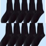 3/5Pairs Men'S Loose Fitting Socks, Thin Breathable Comfy Crew Socks, Men'S Socks, Us Size 8-12.5 - Image 9